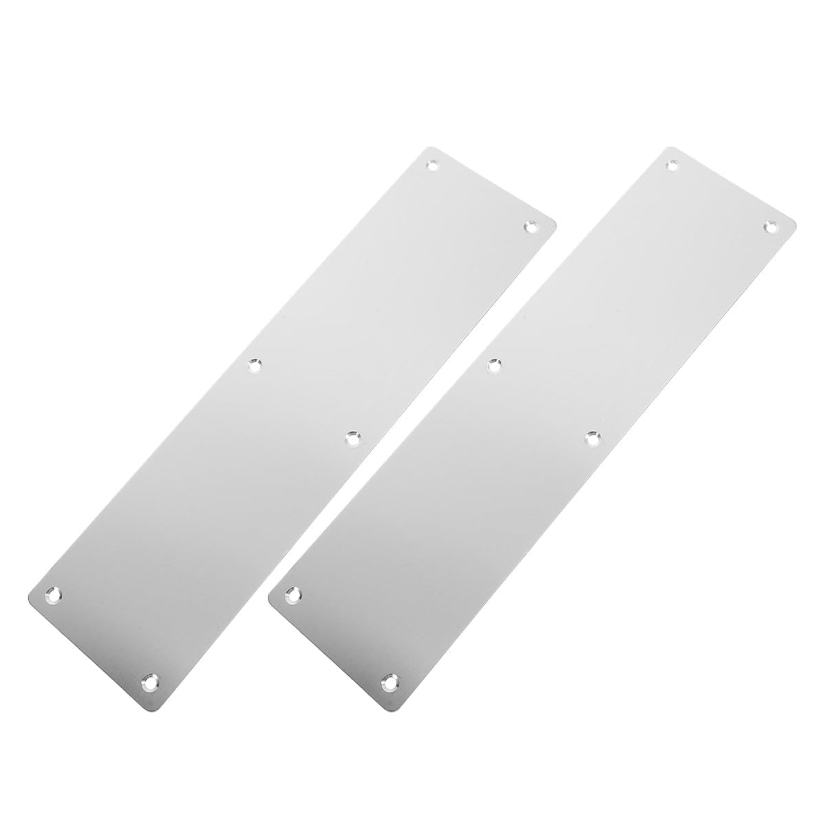 Plaques de protection anti-rayures Alipis 80x300 mm en acier pour portes intérieures