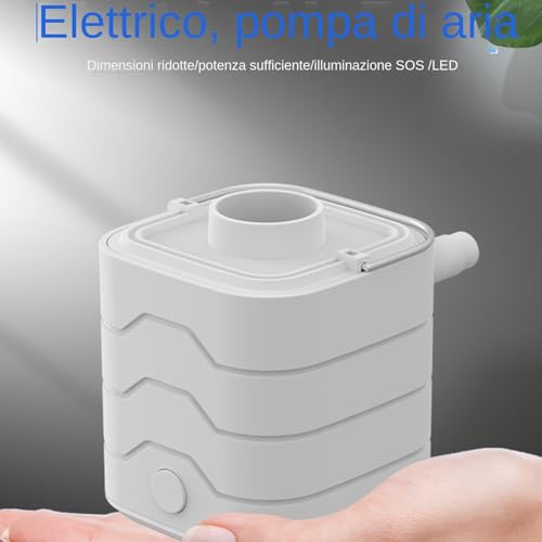 Pompe électrique portable pour matelas gonflable avec 6 embouts et gonfleur rapide - 2