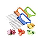 Perfekt für schnelle Mahlzeiten aus gesundem Gemüse oder Obst wie Äpfeln, Zwiebeln, Karotten, Zucchini, Gurken, Kohl, Rote Beete, Rüben, Rutabagas, Gurken, Radieschen, Kartoffeln, Süßkartoffeln, Kürbissen und vielem mehr. Funktioniert auch gut für langes und breites Gemüse.