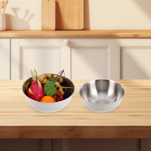 Set de 2 Tazones de Acero Inoxidable 22cm para Cocina miniatura 4