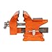 Pony Tools 24545 4-1/2in. Light Duty Bench Vise with Swivel Base, Orange