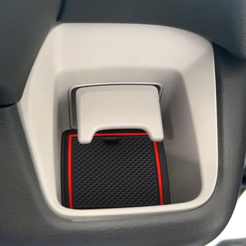 Maty do konsoli środkowej dla Mitsubishi Delica Mnin 2022-2023, Dywaniki gumowe RHD do konsoli środkowej