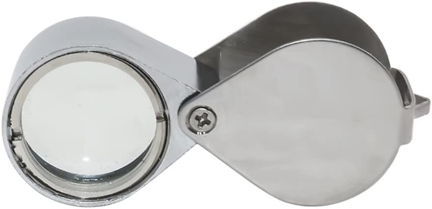 Metal Jewelry Magnifying Glass Tool Eye Foldable Triple