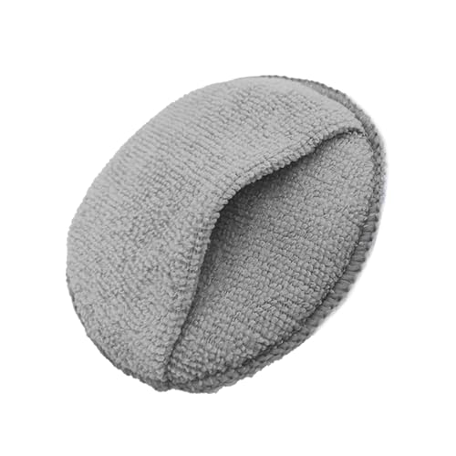 Almohadilla aplicadora de para Coche, Almohadilla aplicadora de Espuma, con de 12,5 cm, Esponja de Pulido de Fibra Fina para Cuero, Metal, Interior, Exterior, llanta de Motocicleta