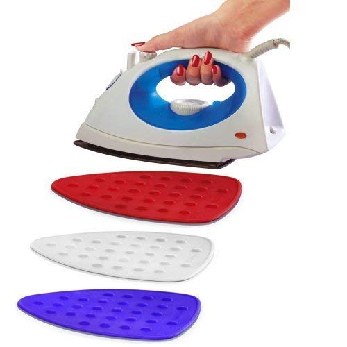Meesty Silicone Iron Rest Ironing Pad Hot Mat Ironing Helpers Ironing Insulation Boards (Random Color) 1 Pcs