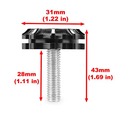 Cerraduras para alforjas GUAIMI, sistema antirrobo con tornillos de montaje para Harley Touring, Road King, Street Glide, Electra Glide y Road Glide (1993-2021) - Bandera estadounidense (cromado) miniatura 7