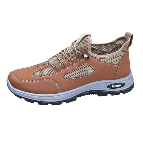 Botas de montaña para mujer, zapatillas de deporte de malla de verano, transpirables, antideslizantes, sólidas, tallas grandes, cómodas, zapatillas deportivas al aire libre, deportes de montaña