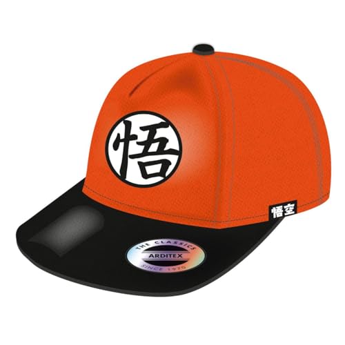 Dragon Ball Z Boné para crianças, design clássico Goku boné de basebol, boné de verão adolescentes, presente para crianças e adolescentes, Laranja