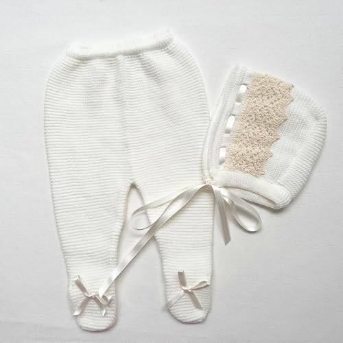 Newborn Baby Knitted Clothes Set, Coming Home Infant Knit Outfit for Boys and Girls4