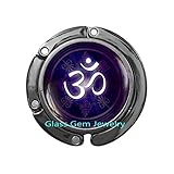 Material: Legierung und Glas, handgefertigtes Produkt.