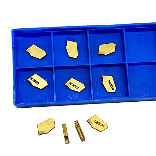 Gbj 10Pcs Sp200 Gtn-2 Grooving Cut-Off Carbide Inserts For Spb26-2 Spb32-2 Blade Grooving Slotting Tool Cut Off Plate Tool #TOP6