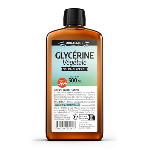 Glycérine Végétale 500 ml - 100% Végétale