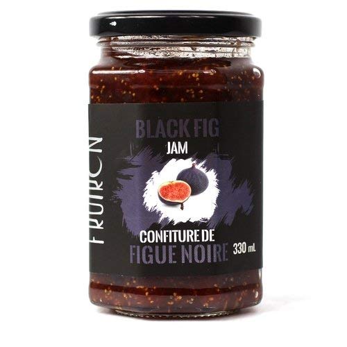 Fruiron All-Natural Black Fig Jam, 330g (11.64oz) | Imported from France, Made From Real Black Figs, No Artificial Flavours or Colouring