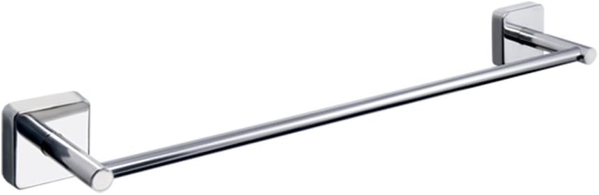 Quattro Towel Bar Rail - 40 cm / 15.75 inches, Stainless Steel Square Style Kitchen Rack AISI 304 18/10, Polished Finish, Wall Mounted Self Adhesive, Made in EU, 20 Years Warranty