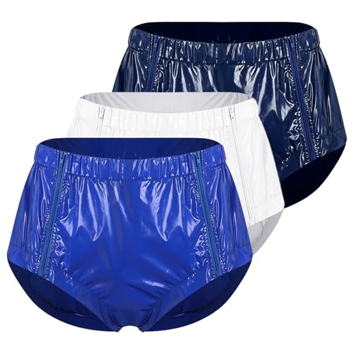 Slip de bain wetlook homme pour voyage et nightclub culotte incontinence en PVC