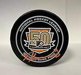 Travis Konecny Flyers 50th Anniversary Signed Autographed Hockey Puck Jsa Auth * - Autographed NHL Pucks