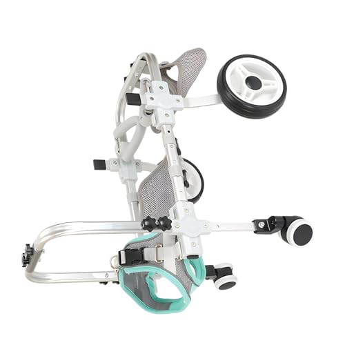 BELOWSYALER Customizable Pet Cart for Small to Average Sized Animals with 4 Wheels Strong Help for Rear Legs