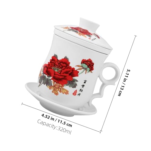 Tasse à thé DOITOOL infuseur céramique anti-fuite pour infusion propre - 3