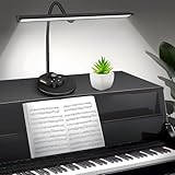 Éclairage complet du clavier de piano : dotée de 84 LED à haute luminosité et d'un col de cygne flexible de 58 cm, cette lampe illumine uniformément les partitions et l'ensemble du clavier. Une minuterie d'arrêt automatique intégrée aide à gérer les séances d'entraînement tout en réduisant la fatigue oculaire.