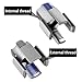 2pcs Integrated Internal & External Pipe Threading Tool for Electric Drill, 1/2