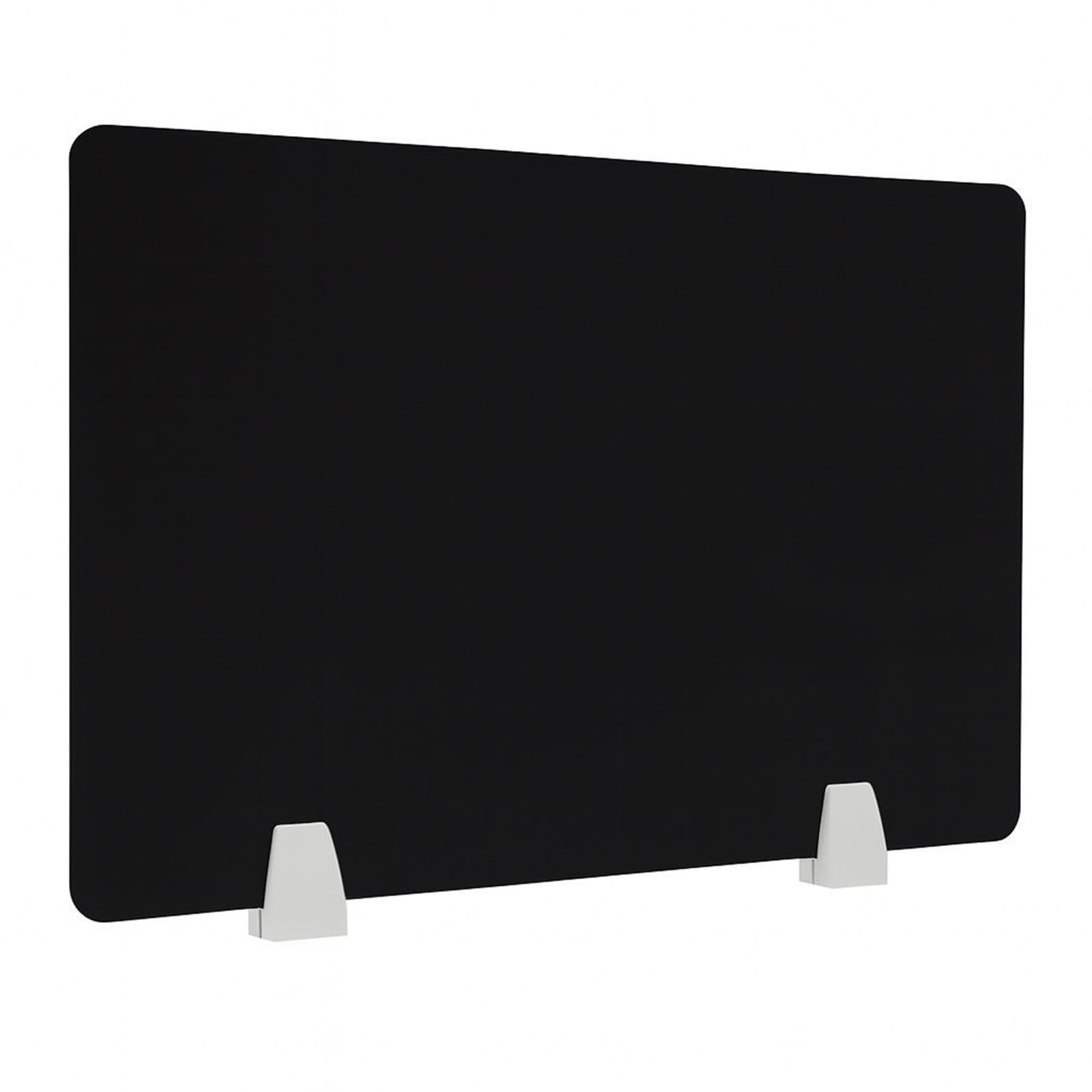 GBRJUYF PVC Desk Divider for Test Centers & Libraries, 50CM x 45CM Tabletop Partition with Clips, Acrylic Workstation Shield for Study Areas