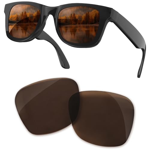 Image of Replacement Lenses for Ray-Ban Meta Smart Glasses Gen 2 /1 /Wayfarer RW4006 /4008 /RW4012, 53mm Large /50mm Regular, Anti-Scratch
