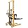 APOLLO Manual Forklift Hand Pallet Stacker 2200lbs Capacity 63