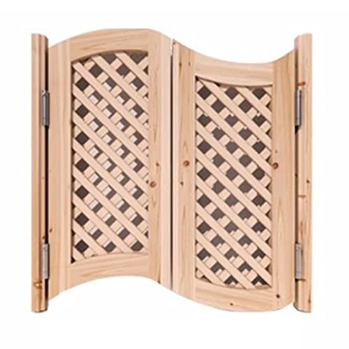 Wood Kitchen Saloon Door Swinging Wooden Cafe Doors Saloon Swing Door Pub Shop Entrance Saloon Door Half Waist Door (W130cmxH90cm)