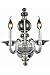Elegant Lighting 7872W10C Champlain Collection Wall Sconce W10" H17" E9.5" 2-Light