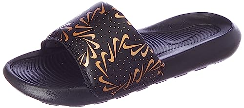 Nike Women Running Shoe W Victori One Slide PRNT-Black,Metallic Gold-Dz6249-001-7, Size_4.5 (B0BN1W5H55) Amazon Price History, Amazon Price Tracker