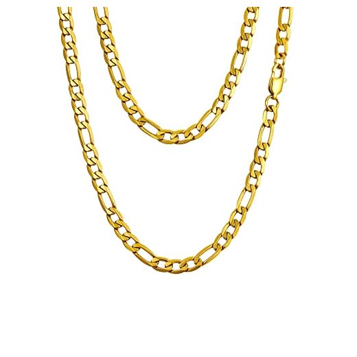 PROSTEEL Chapado en oro 18 k Joyas Hombre Cadena de Acero Inoxidable Collar de cadena para hombre cadena gruesa cadena hip hop popular