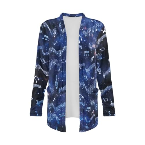 Image of Womens Open Fron Cardigan Sweaters Long Sleeve Tops Daily Coats
