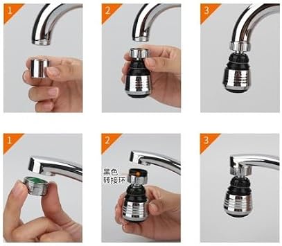 EMEY Water Saving 2 Mode Faucet Head Short