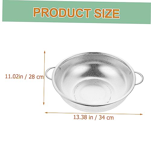 Colador plegable de acero inoxidable para cocina miniatura 5