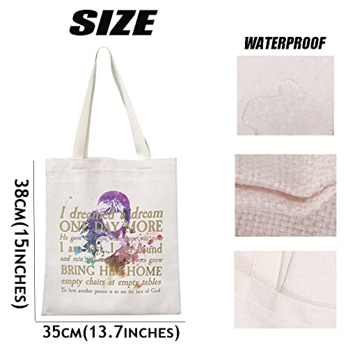 Bolso Tote de Lona Musical Les Aesthetic MEIKIUP miniatura 5