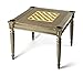 HomeRoots Gray Rubberwood & Poplar Hardwood Solids, MDF, veneers Silver Satin Multi Game Table
