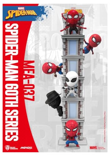 Juego Marvel MEA-037 Spider-Man 60th Anniversary con acabados de alta fidelidad
