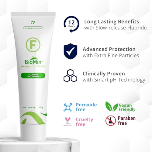 Image of Biomin F Sensitivity Toothpaste 100g | Clinically Proven Long-Lasting Relief from Tooth Sensitivity | Enamel Repair with Bioactive Technology | Internationally Recommended