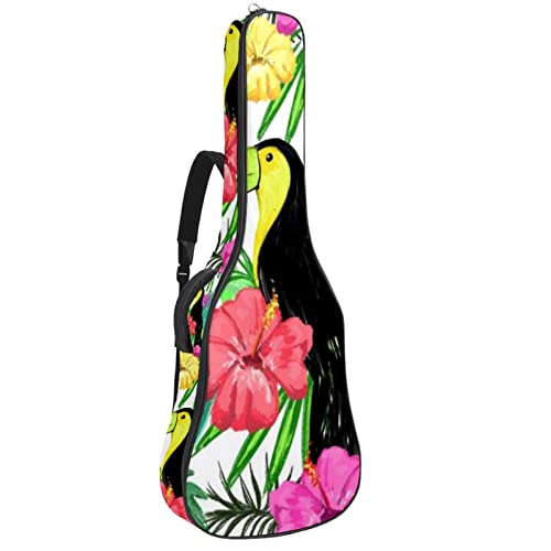 Housse pour guitare acoustique – Motif jungle – Feuilles de palmier – 1 cm d’épaisseur – Étanche – 101,6 cm – 104,1 cm… - Les Beatles, Paul McCartney, John Lennon, RIngo Starr, George Harrison Housse pour guitare acoustique - Motif jungle - Feuilles de palmier - 1 cm d'épaisseur - Étanche - 101,6 cm - 104,1 cm…