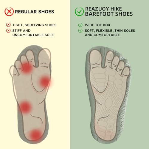 Image of Hiking Barefoot Shoes Womens Footwear,2025 New Barefoot Shoes for Women Mens,Healthy & Non-Slip Barefoot Vitality Shoe Women's Athletic Footwear,Wide Toe Box Water Shoe Swimming Hiking Walking