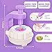 windpaint Toys for Girls 3 4 5 6 7 8 9 10 Years Old, DIY Craft Kits for Kids, Fabric Flower Bouquets for Girls Gifts, Educational Learning Detective Toys for Toddler Kids,Birthdays Gifts (Purple)