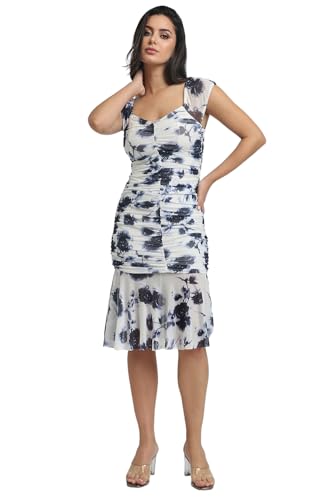 Image of FOREVER 21 Women Abstract Regular Fit Knee Length Dress