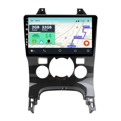 YUNTX Android 12 Bilstereo för Peugeot 3008/5008 med 9"Touch Screen