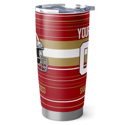 Image of San Francisco Tumbler 20oz Travel Mug Gifts Custom Name Number