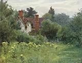 Taille Par DéFaut: (58x90cm) XcBAIHOUD De Célèbres Tableaux Landscape Picture Printing Prints Toile la New Forest le Mill House Brokenhurst par Walter Frederick Roofe Tyndale Déco d\'art Murale Pour Décoration Murale 60x90cm