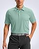 Mens Golf Shirt Short Sleeve Lightweight Dry Fit Moisture Wicking Performance Athletic Summer Collared Polo Shirts for Men #1