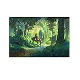 The Legend of Zelda Breath of The Wild Game G Poster Print Decorative Painting Canvas Wall Art Living Room Posters Bedroom Painting 12x18inch(30x45cm)