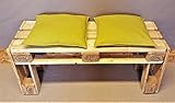 Bank aus Palette Holzbank vintage Gartenbank Esstischbank industrial Bank Shabby Chic Palettenbank antik Palettenmöbel altholz - 3
