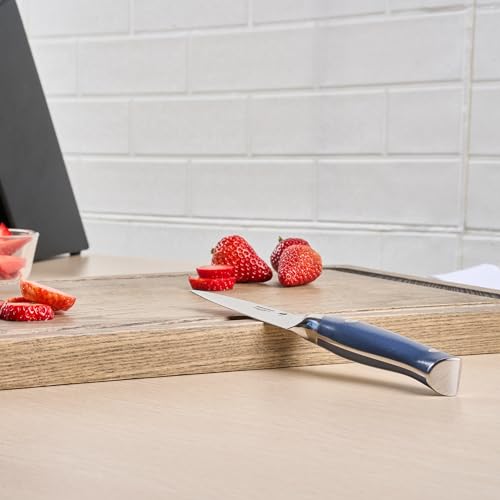 Restaurantware-Sensei 8 Inch Professional Paring Knife, 1 Sharp Japanese Knife - High-Carbon, 67 Layer, Blue Damascus Steel Paring Knife, Ergonomic Handle, for Cutting, Peeling, and Mincing by Restaurantware - Image 8