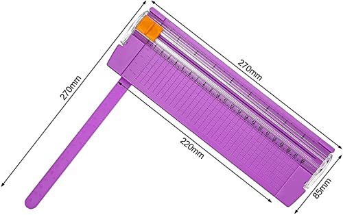 Papierschneider A4 Papierschneider, Papierschneidemaschine mit Sicherheitsschutz Scrapbooking-Werkzeug zum Schneiden von Papierfotos oder Etiketten Papierschneider & -Schneider